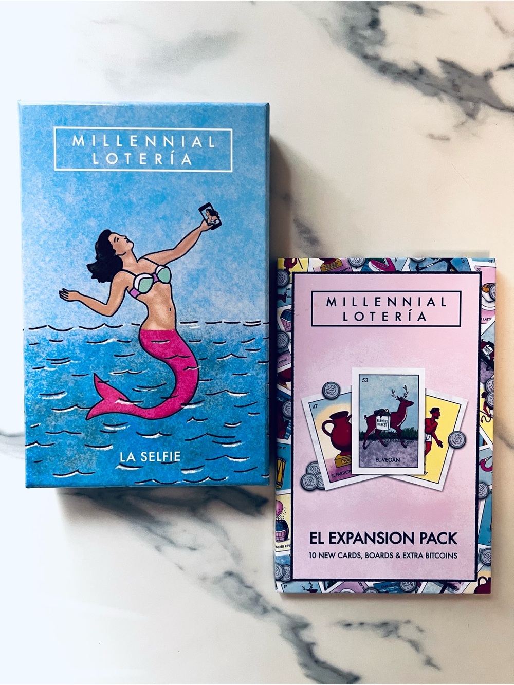 Millennial Loteria Game Kit + Expansion Pack Parody Bingo-style Adult Card Game
